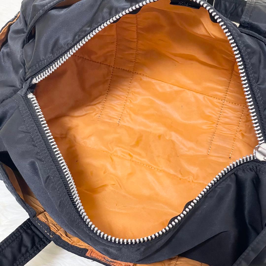 【美品】PORTER ポーター タンカー ボストンバッグ ドラムバッグ