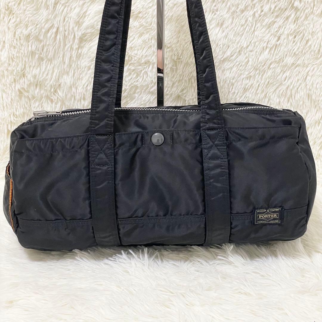 【美品】PORTER ポーター タンカー ボストンバッグ ドラムバッグ