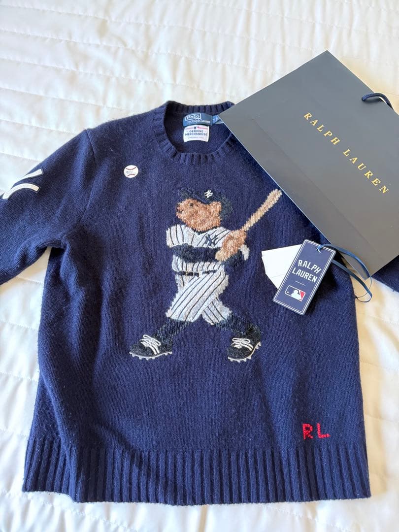 ポロベア×ヤンキース　セーター M