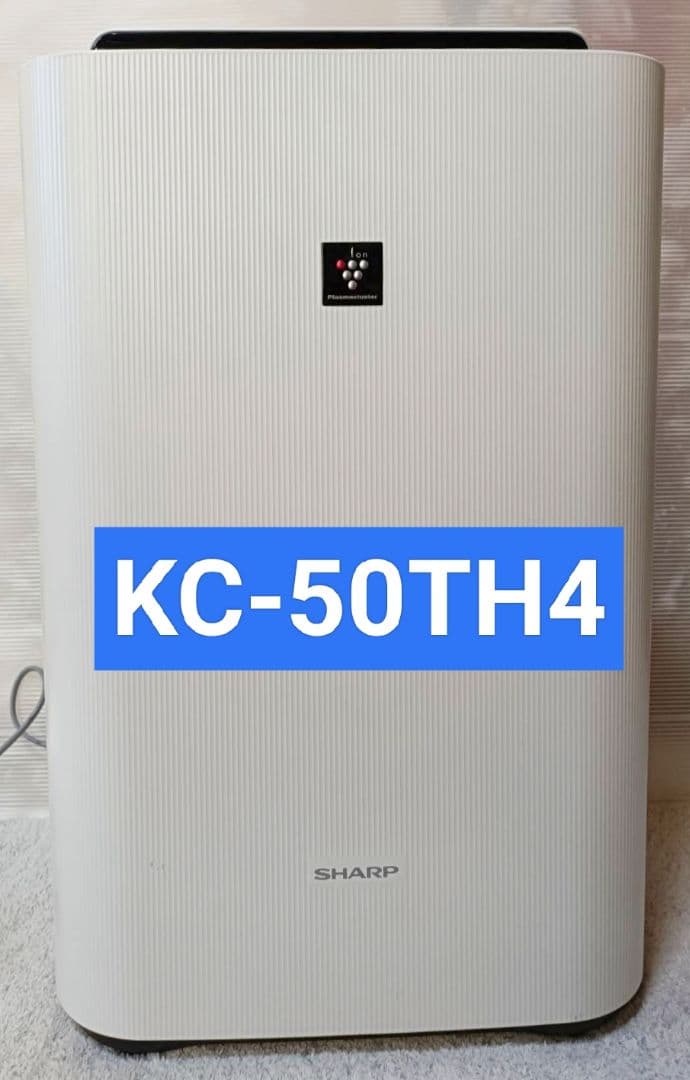 【美品】SHARP プラズマクラスター空気清浄機 KC-50TH4-W