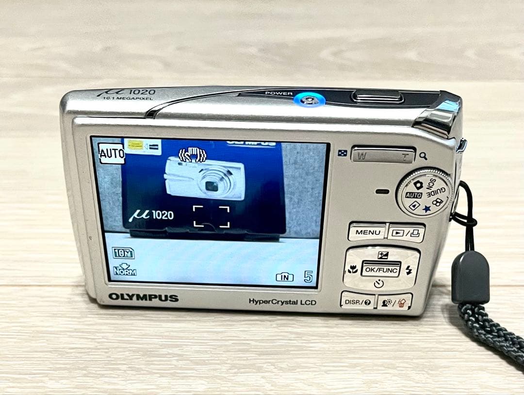 【動作確認済】OLYMPUS ミュー1020 コンデジ シルバー