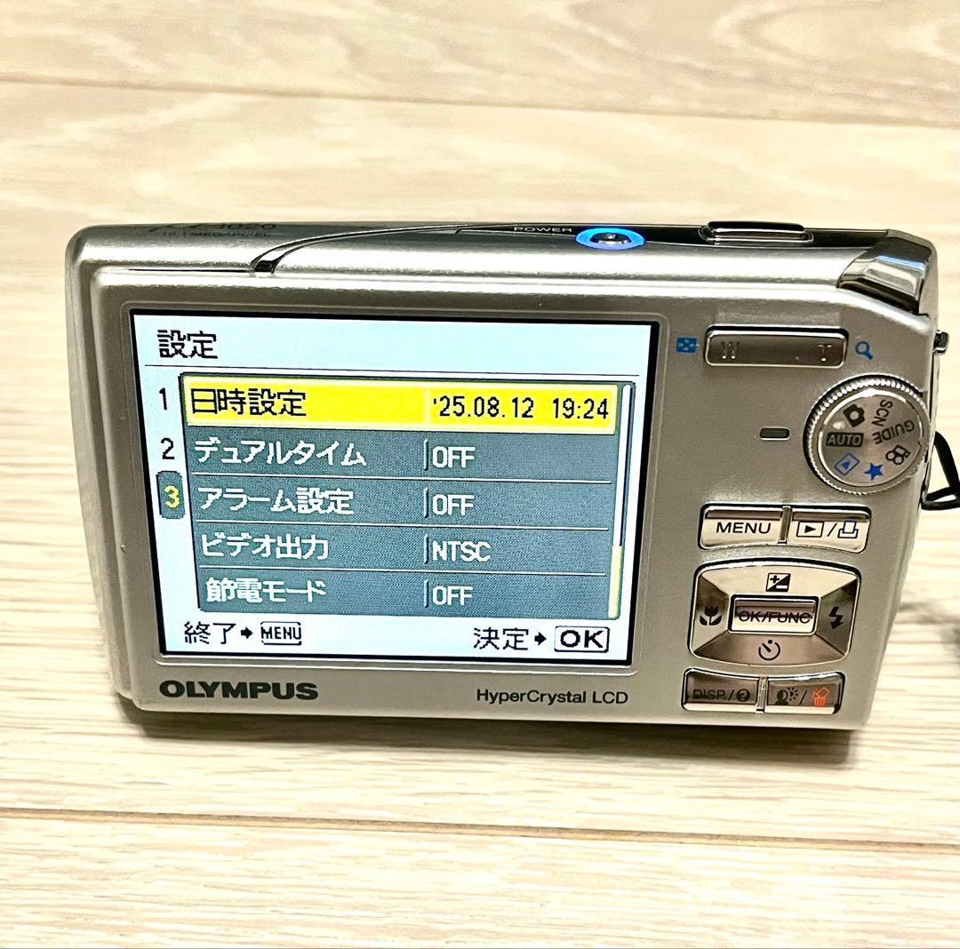 【動作確認済】OLYMPUS ミュー1020 コンデジ シルバー