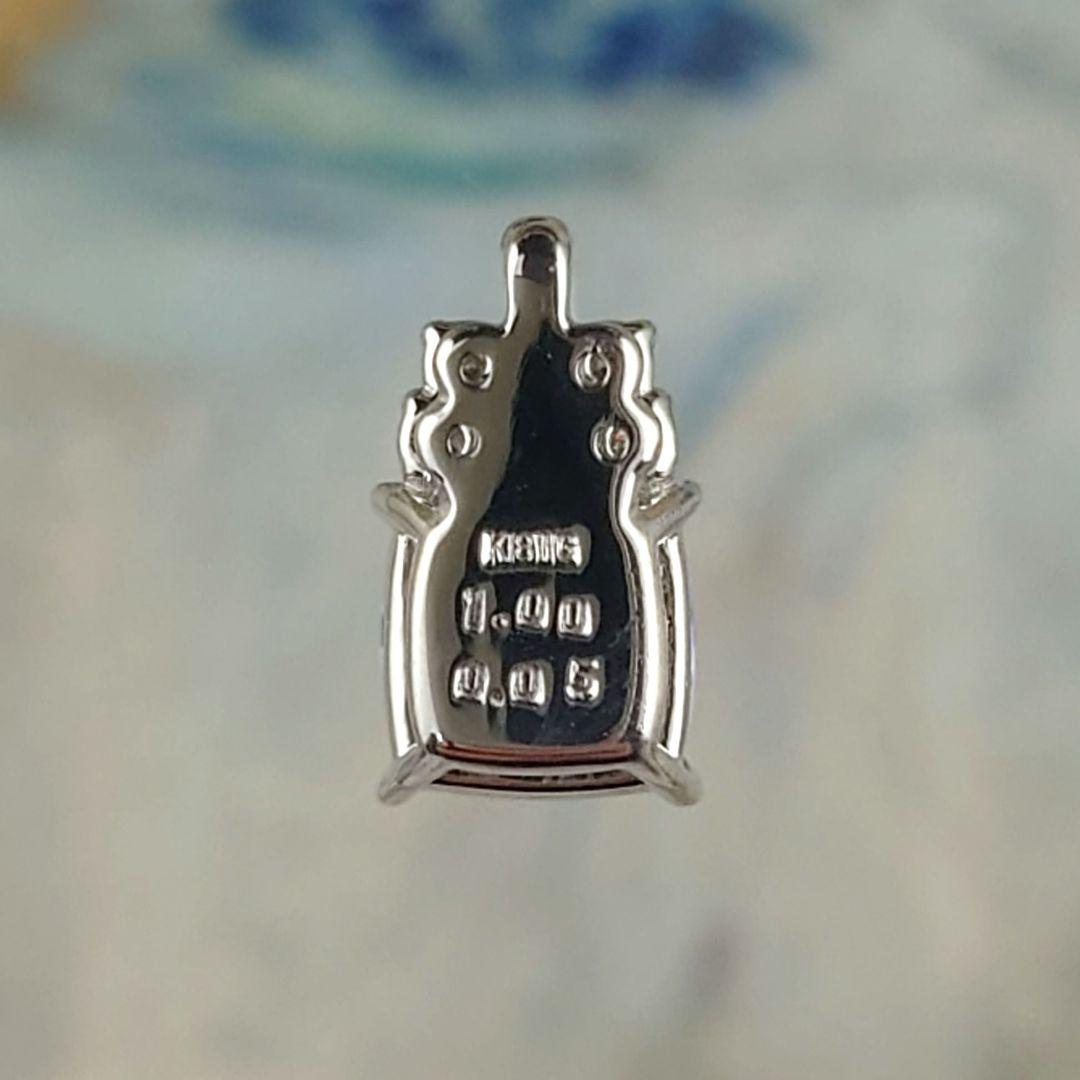 専用　K18WGタンザナイト　ダイヤモンドペンダント　ネックレストップ