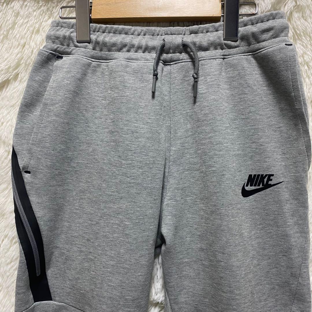レア　美品　NIKE ナイキ　テックフリースパンツ　グレー　キッズ Lサイズ