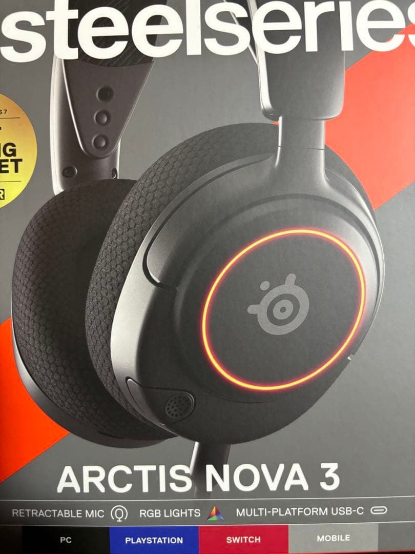 【新品】SteelSeries Arctis Nova 3ゲーミングヘッドセット