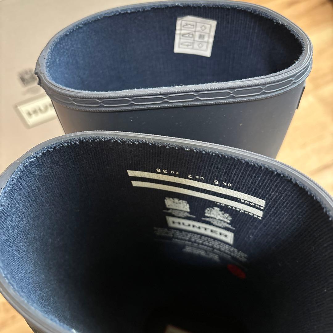 【新品未使用】ＨＵＮＴＥＲ レディースレインブーツ　UK5 US7 EU38