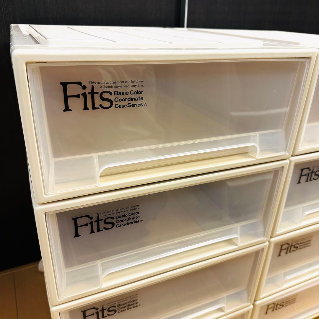 お引き取り《8個セット》Fits 衣装ケース　クローゼット M-53
