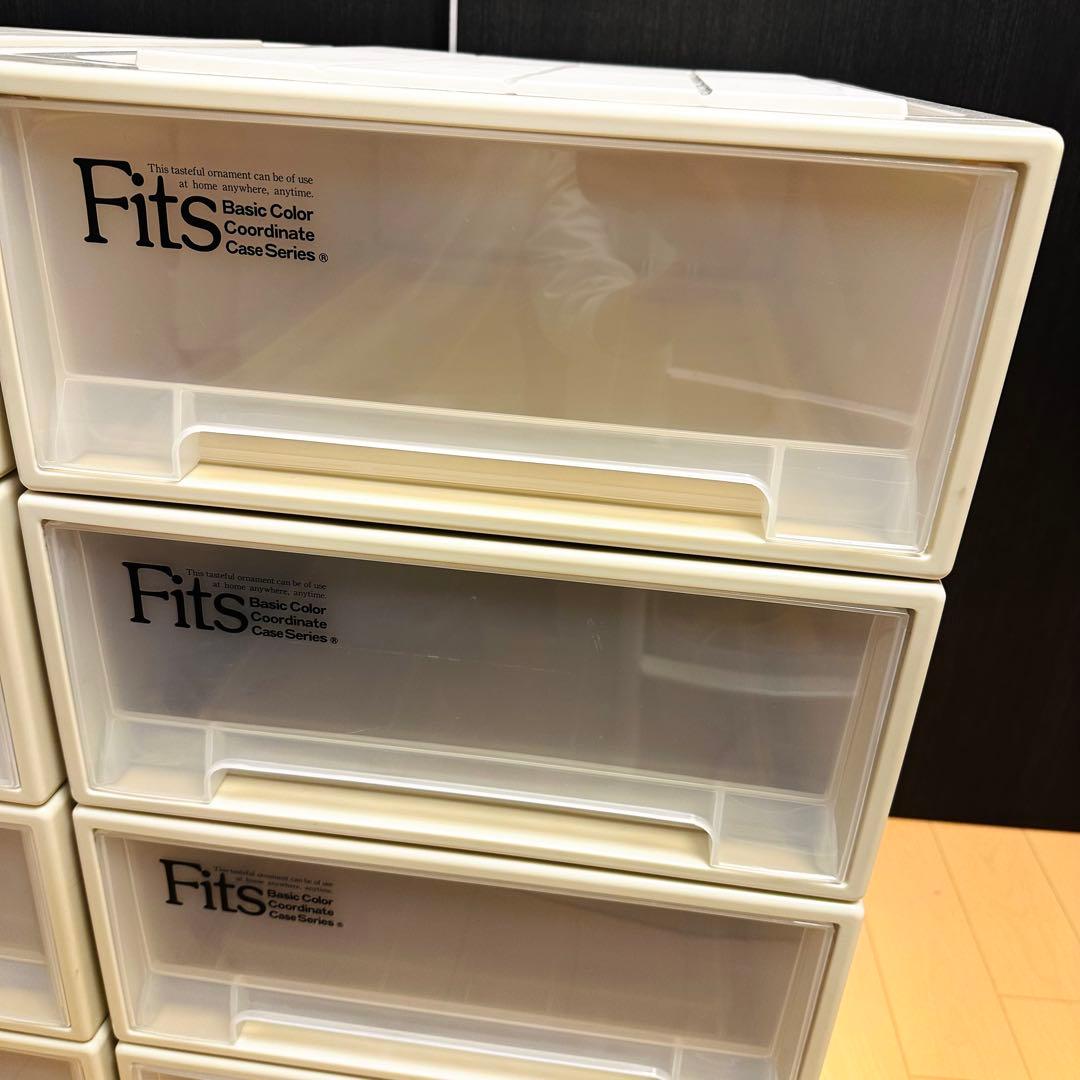 お引き取り《8個セット》Fits 衣装ケース　クローゼット M-53