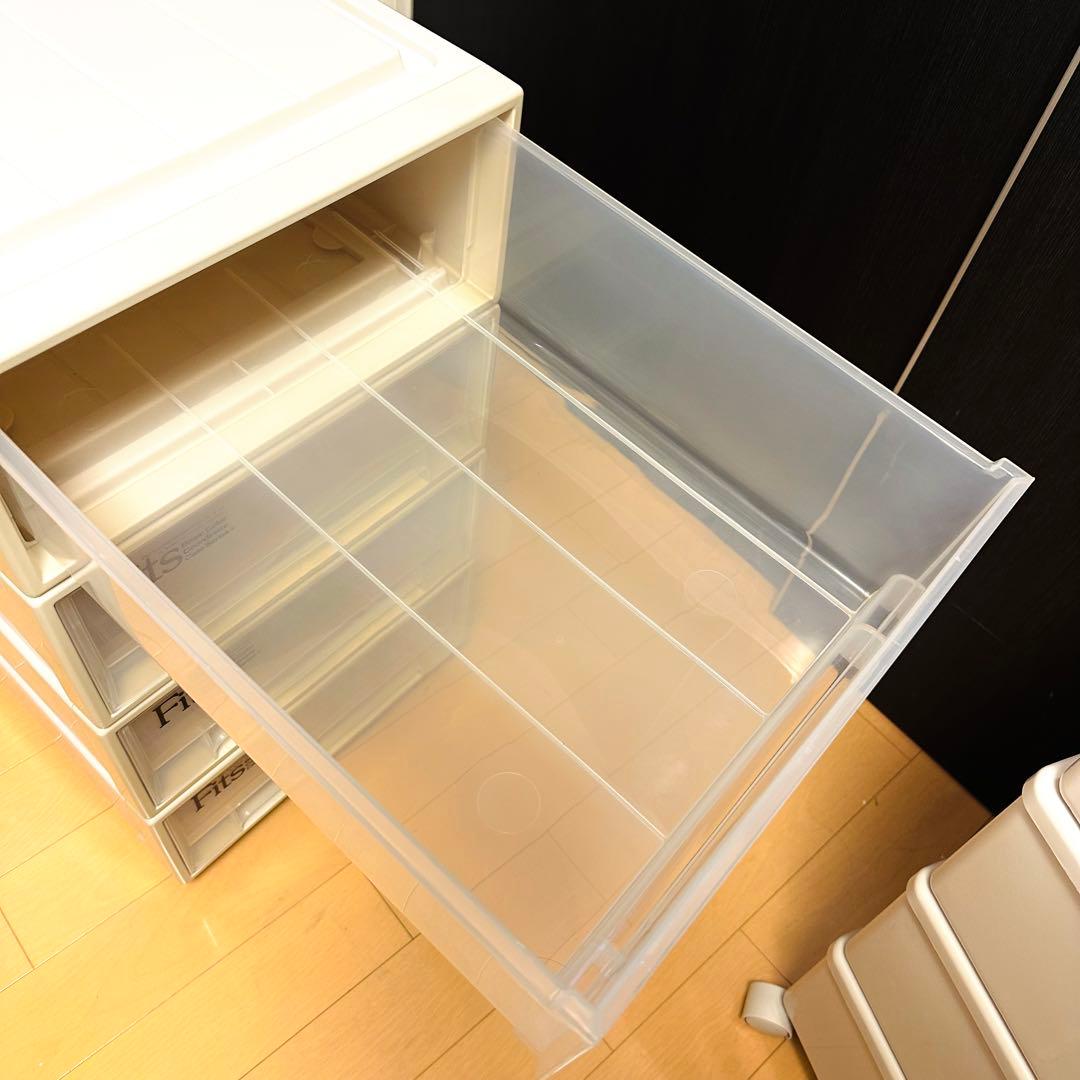 お引き取り《8個セット》Fits 衣装ケース　クローゼット M-53