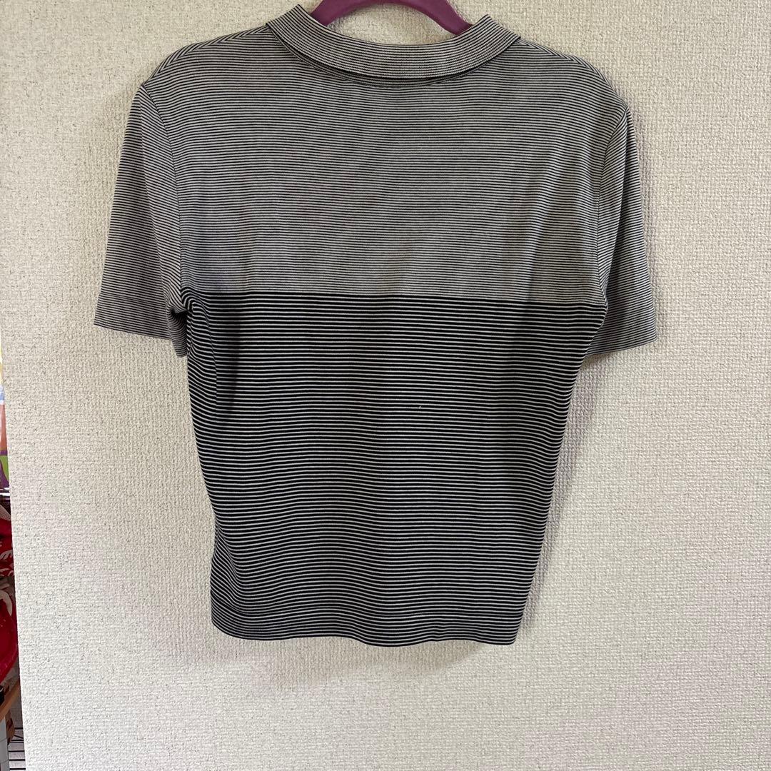 CHANEL ストライプ ポロシャツ 半袖