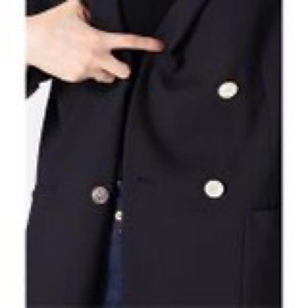 IENA ウールダブルブレストジャケット◆38ネイビー