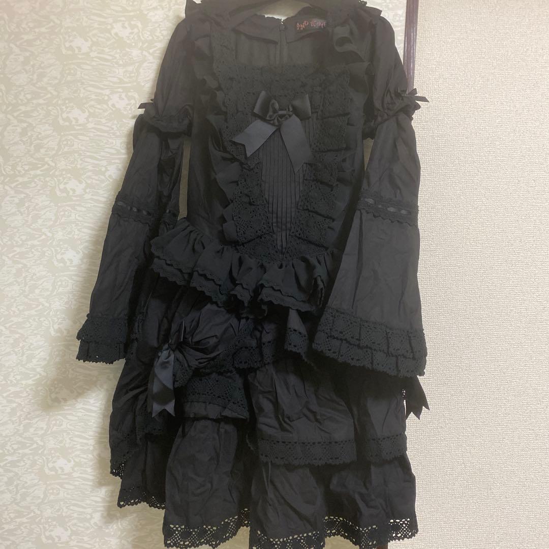 AND ROMEO クラシカル ワンピース ゴスロリ ゴシック ロリータ 黒