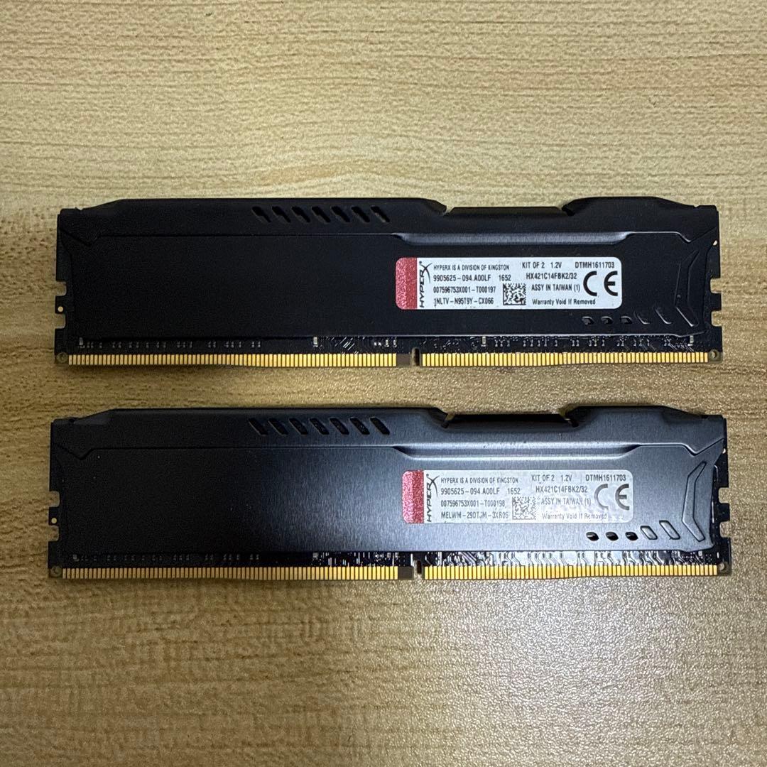 HyperX DDR4 32GB (2x16GB) メモリー