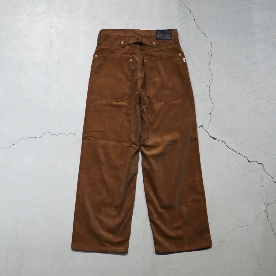 SUGARHILL シュガーヒル コーデュロイ ダブルニー パンツ ブラウン