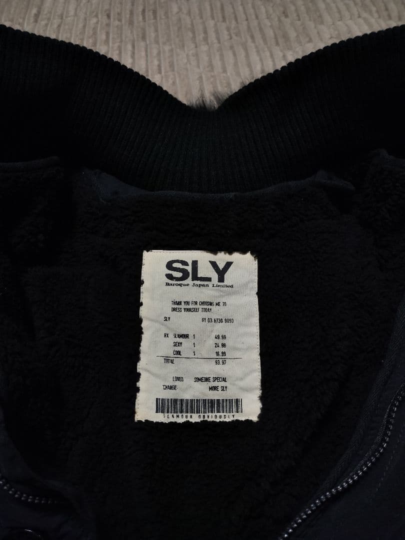 SLY ミリタリーコート N3B モッズコート　ミリタリージャケット　ブラック