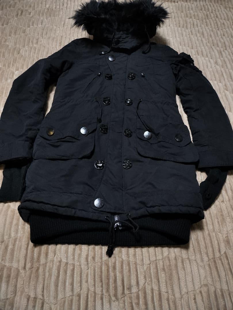 SLY ミリタリーコート N3B モッズコート　ミリタリージャケット　ブラック