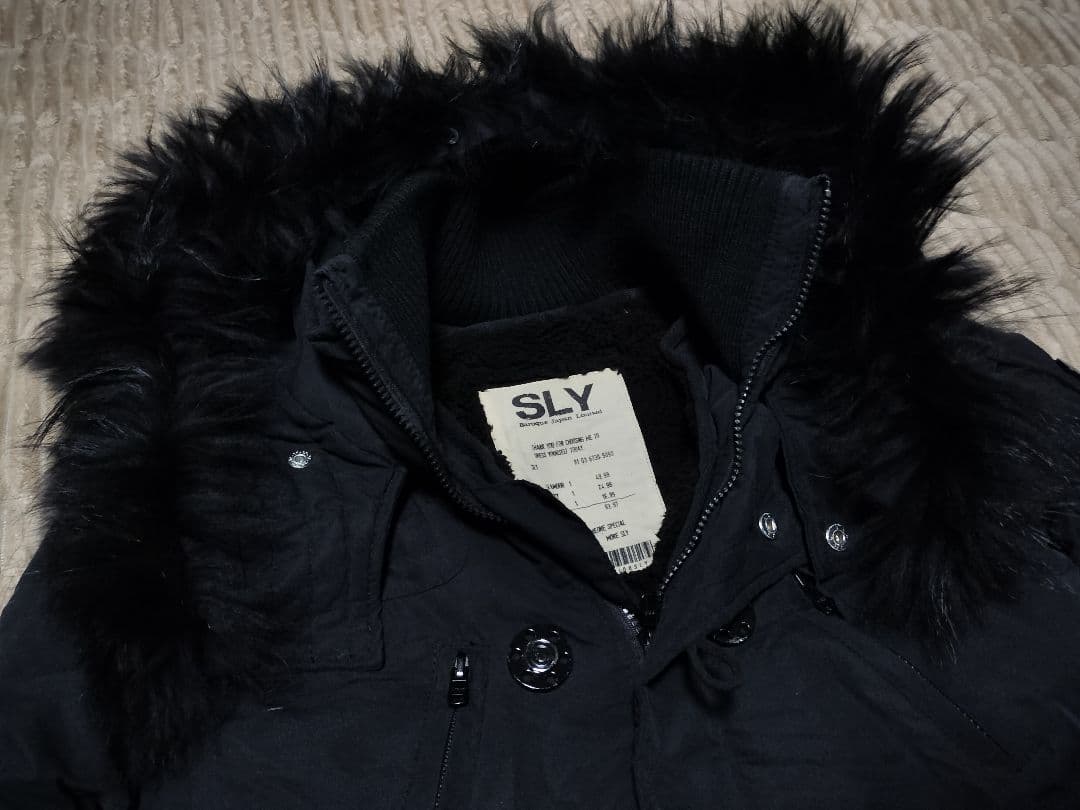 SLY ミリタリーコート N3B モッズコート　ミリタリージャケット　ブラック