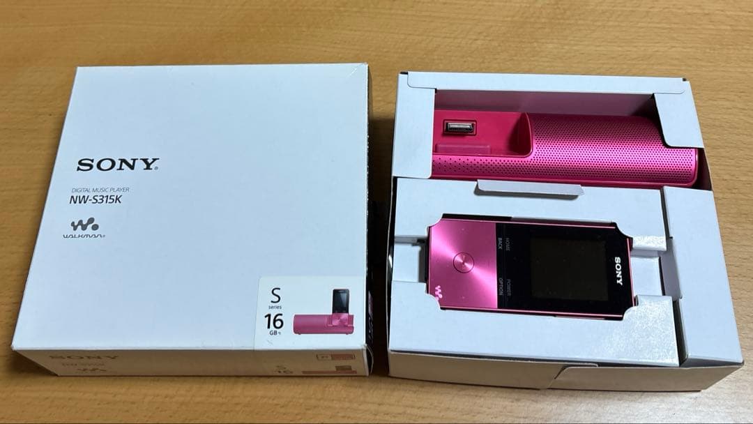SONY NW-S315K ピンク デジタルオーディオプレーヤー　ウォークマン