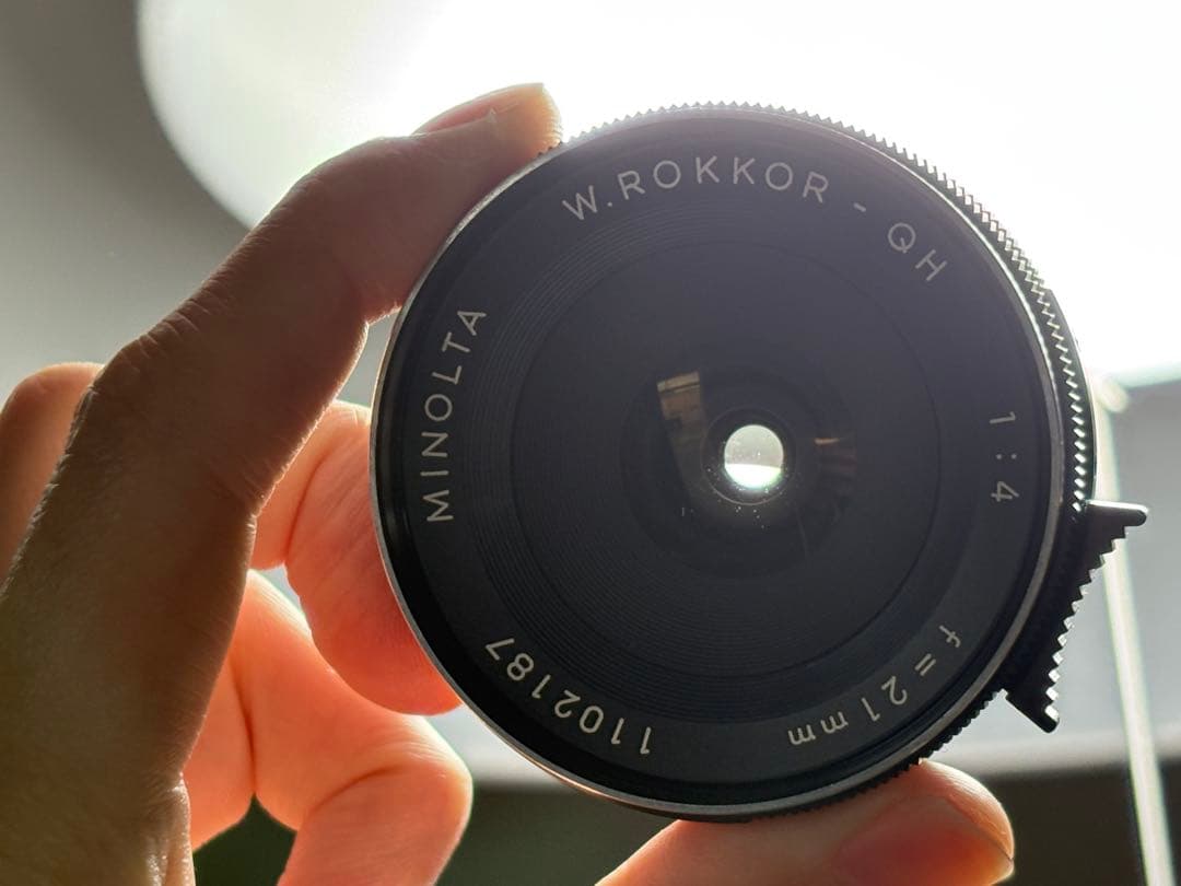 レンズ(単焦点) MINOLTA W.ROKKOR-QH 21mm F4