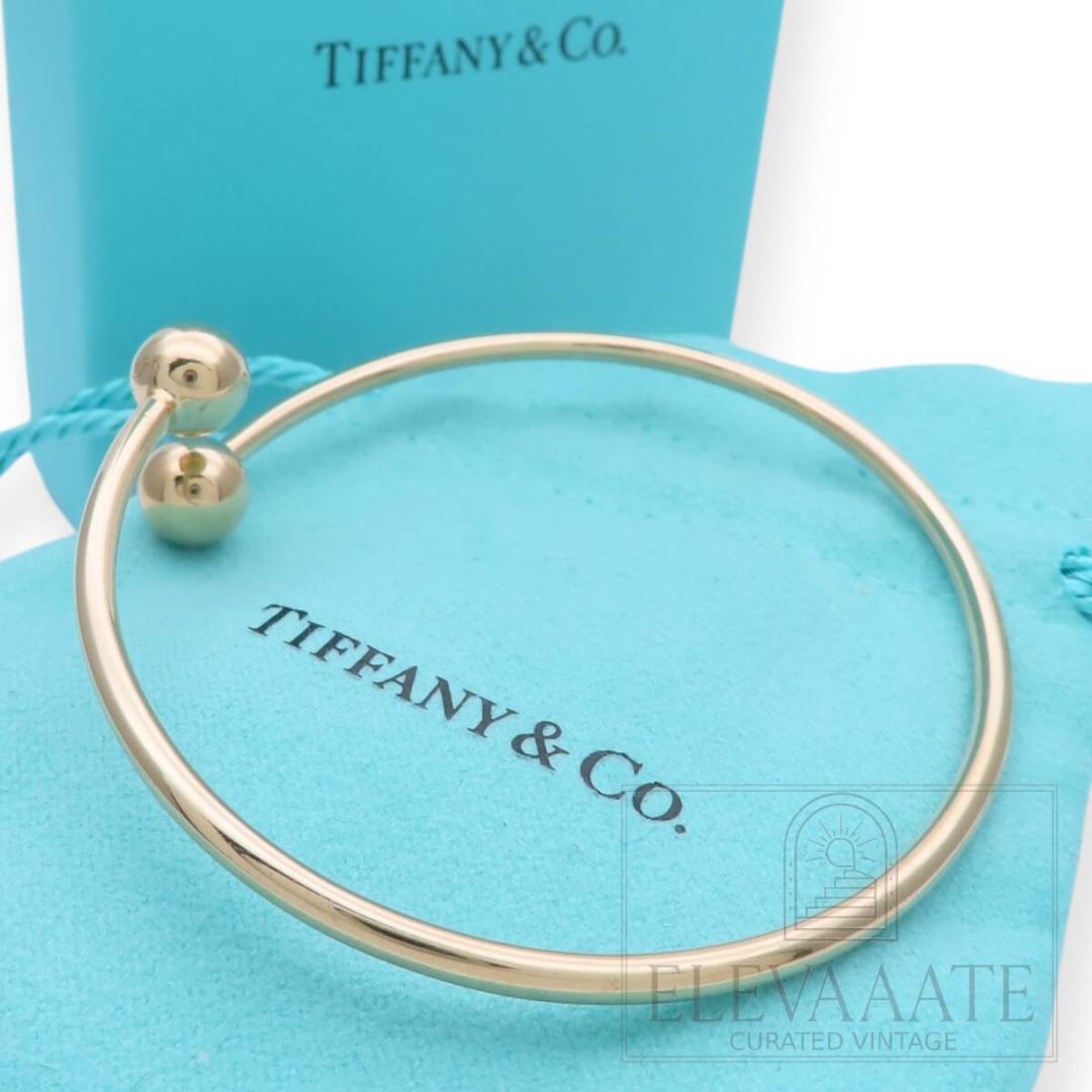 ティファニー ハードウェア ボール バイパス ゴールド バングル TO104