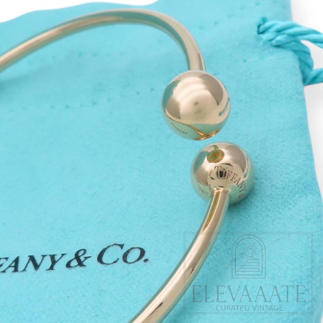 ティファニー ハードウェア ボール バイパス ゴールド バングル TO104