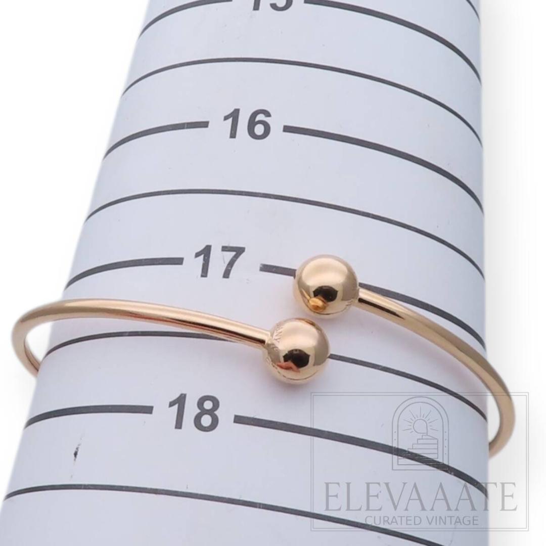 ティファニー ハードウェア ボール バイパス ゴールド バングル TO104