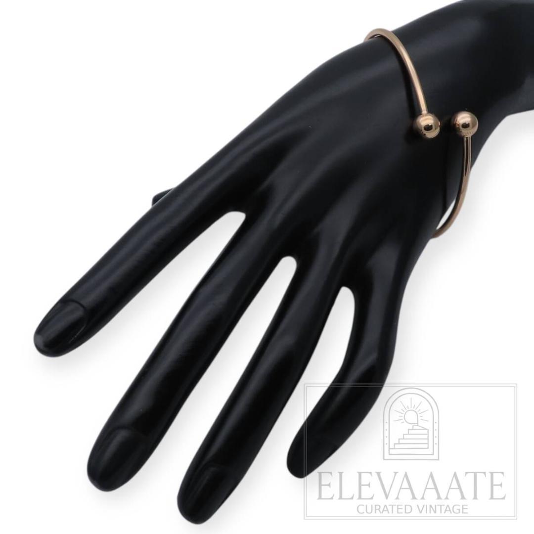 ティファニー ハードウェア ボール バイパス ゴールド バングル TO104