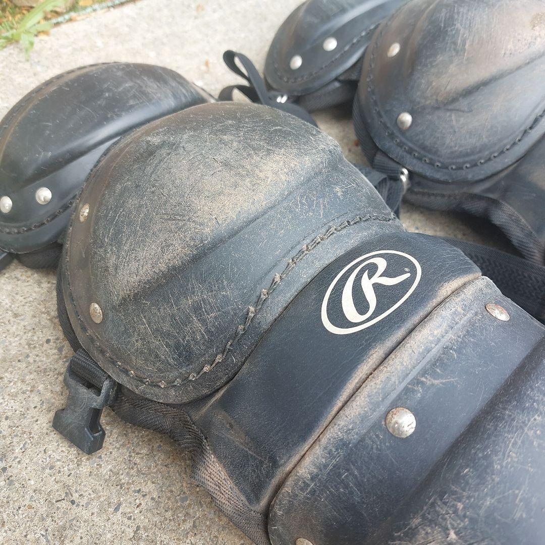 Rawlings キャッチャー防具セット ブラック　軟式　ローリングス
