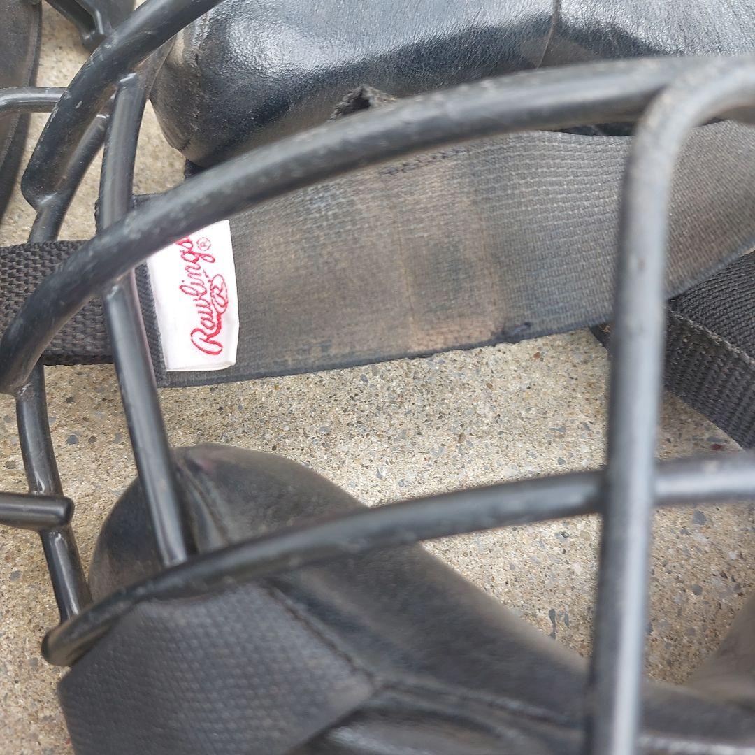 Rawlings キャッチャー防具セット ブラック　軟式　ローリングス