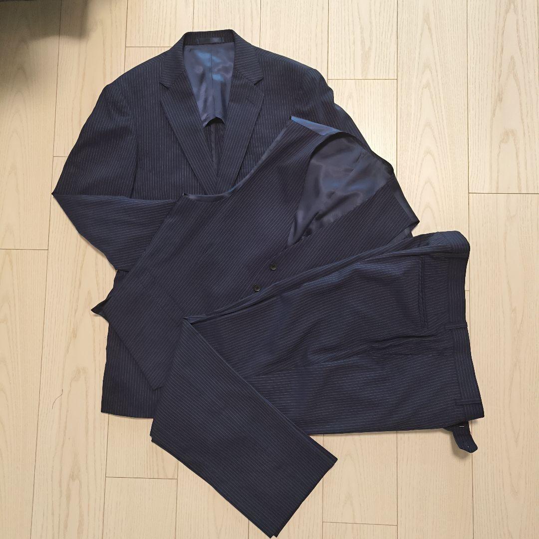 GARNIER ネイビー 3Pスーツ　Lサイズ