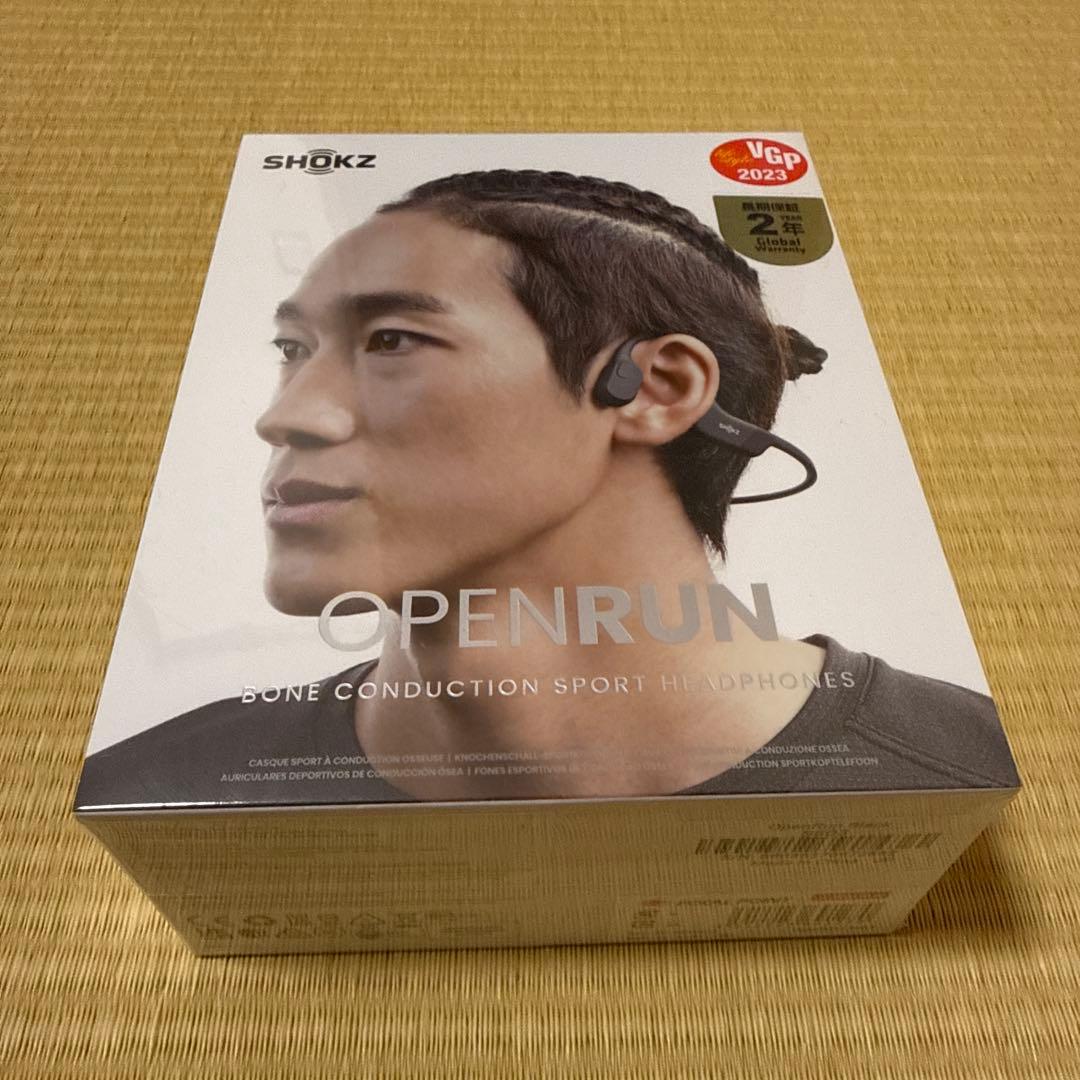 新品未開封 Shokz Openrun 骨伝導 ブラック