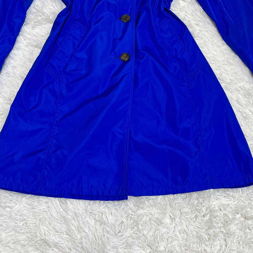 アクアスキュータム レインコート ベルト付 ブルー 大きいサイズ XL