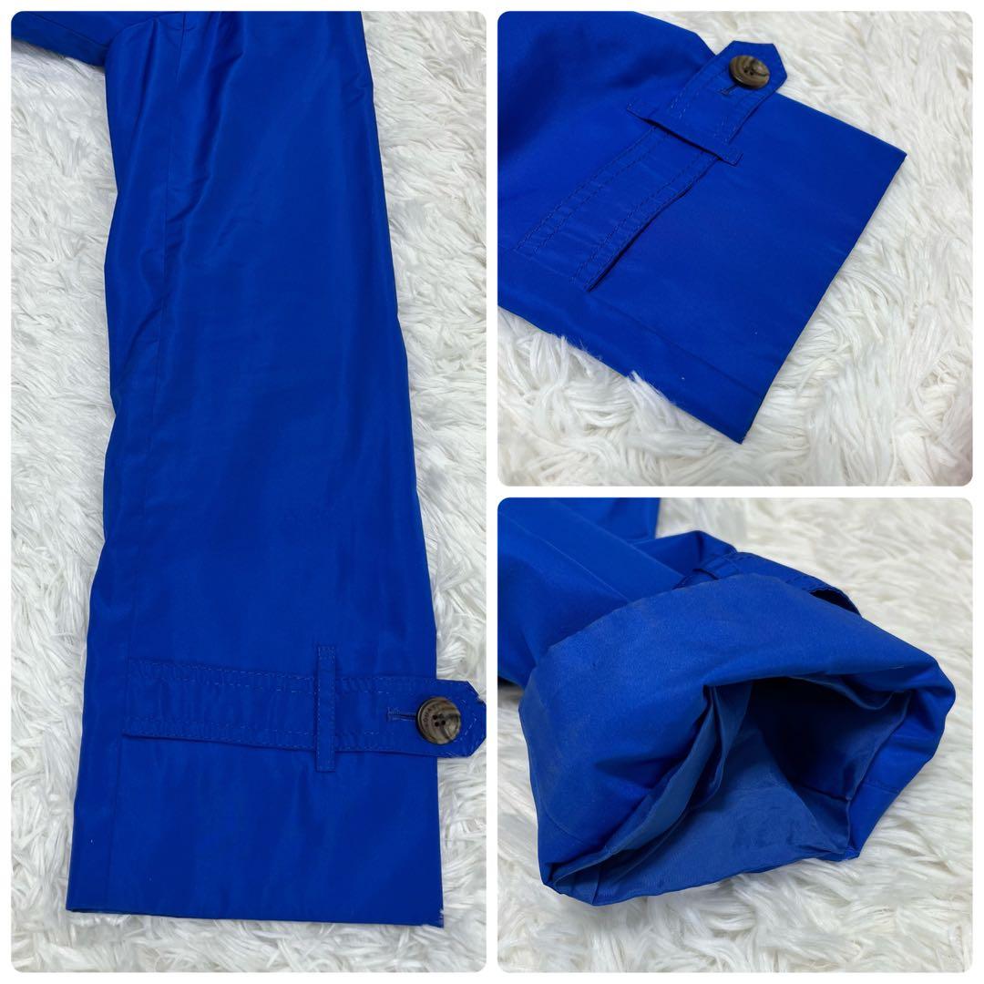 アクアスキュータム レインコート ベルト付 ブルー 大きいサイズ XL