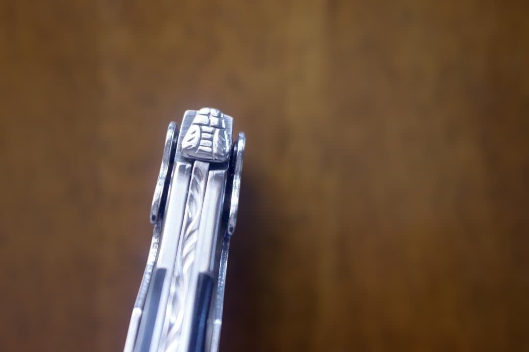 シャトーラギオール グランクリュ ブラックホーン ソムリエナイフ 革ケース付