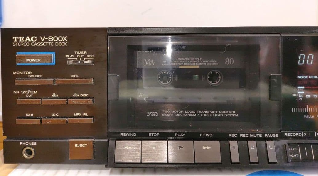 TEAC V-800X 3ヘッド　ステレオカセットデッキ　動作品　値下げしました