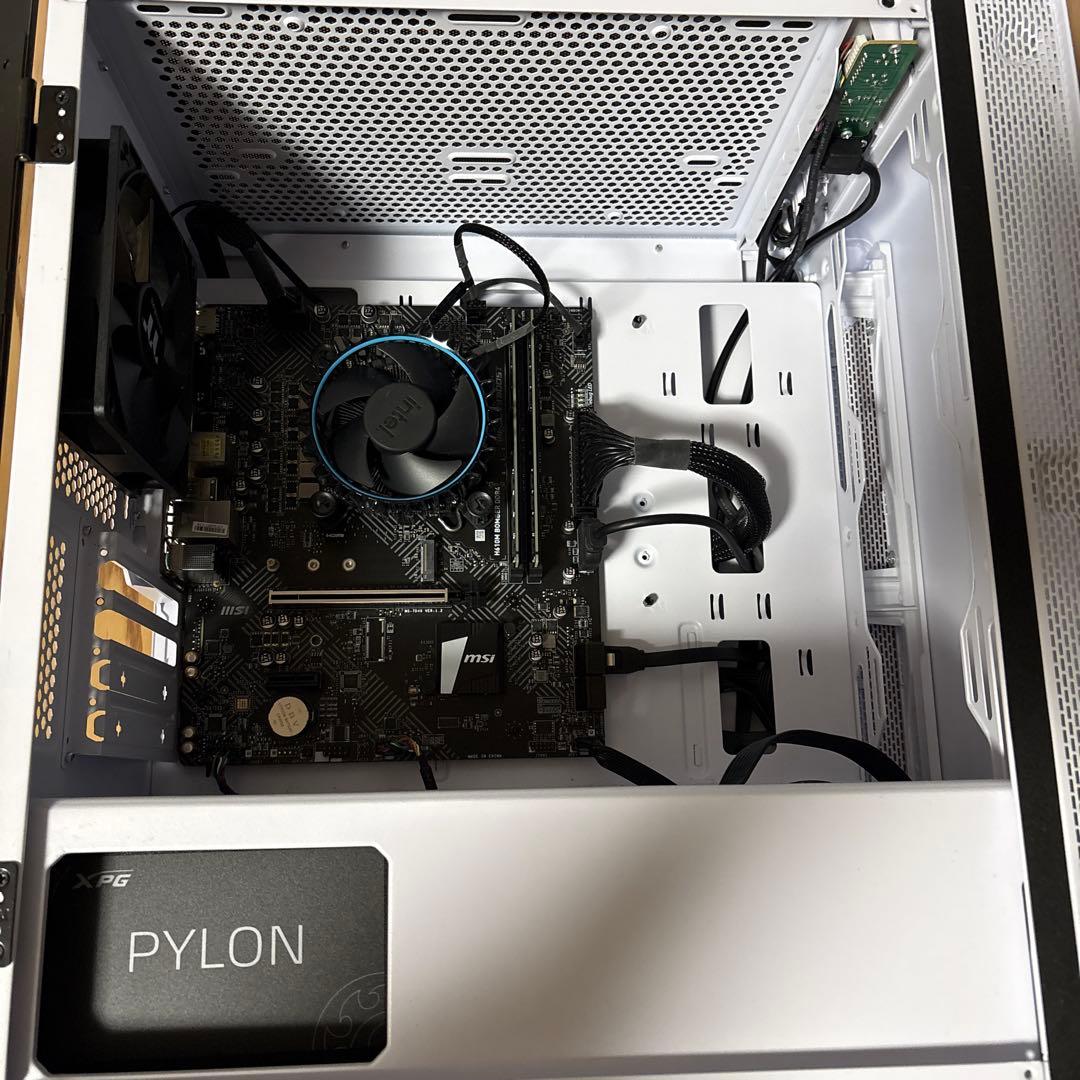 【SSD/GPU付属無】自作PC 12世代Corei3 メモリ16GB