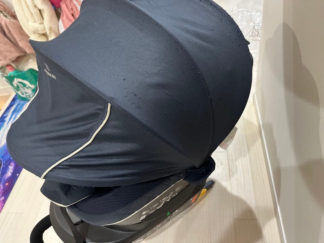 エールべべ　クルット6i チャイルドシート ネイビーISOFIX 回転式 新生児