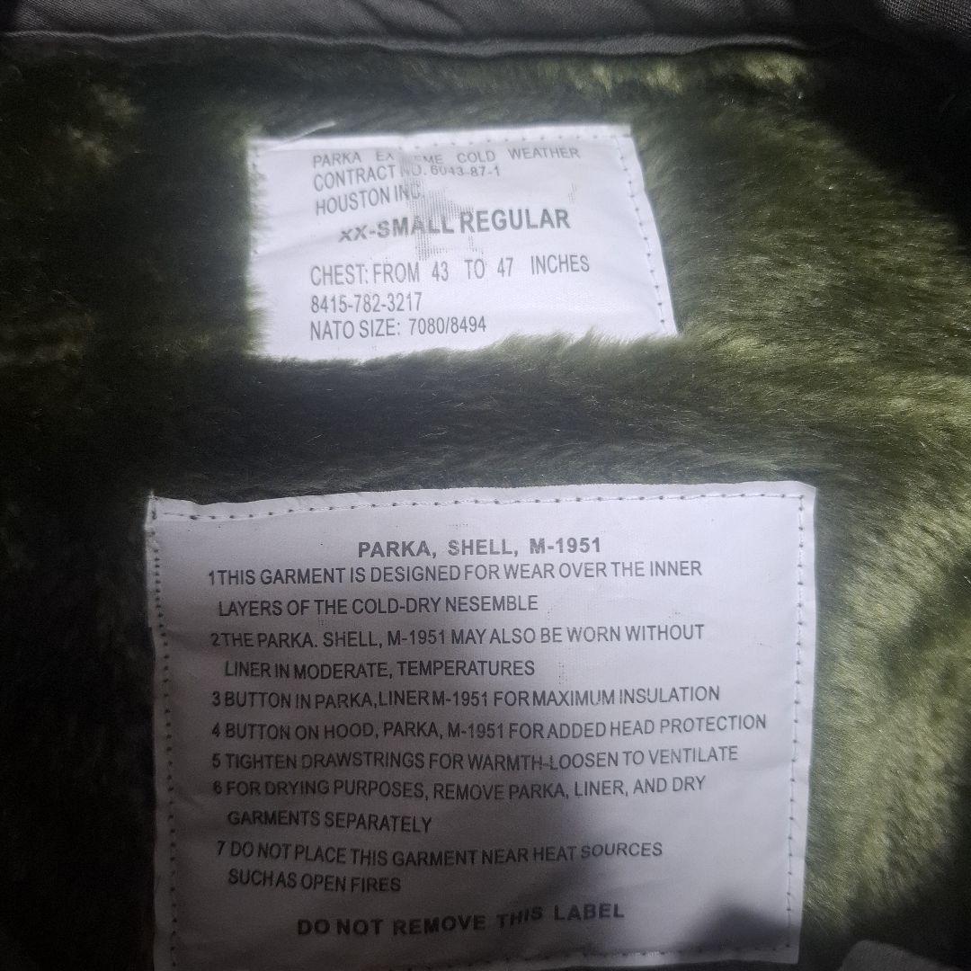 HOUSTON ヒューストン　米軍 M-51 モッズコート　青島コート XXS