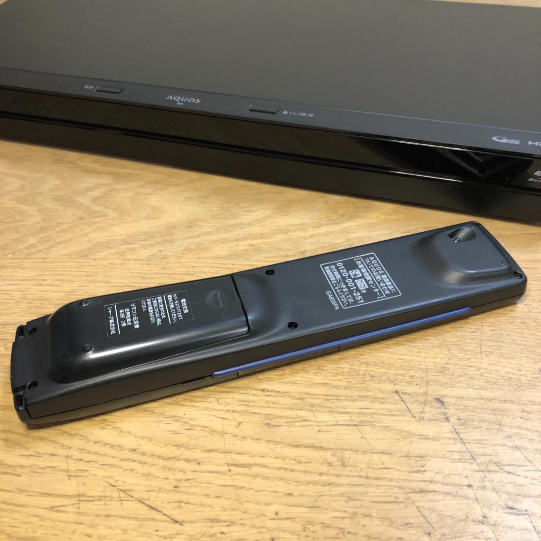 2019年製　　シャープ AQUOS ブルーレイレコーダー　２B-C05BW1