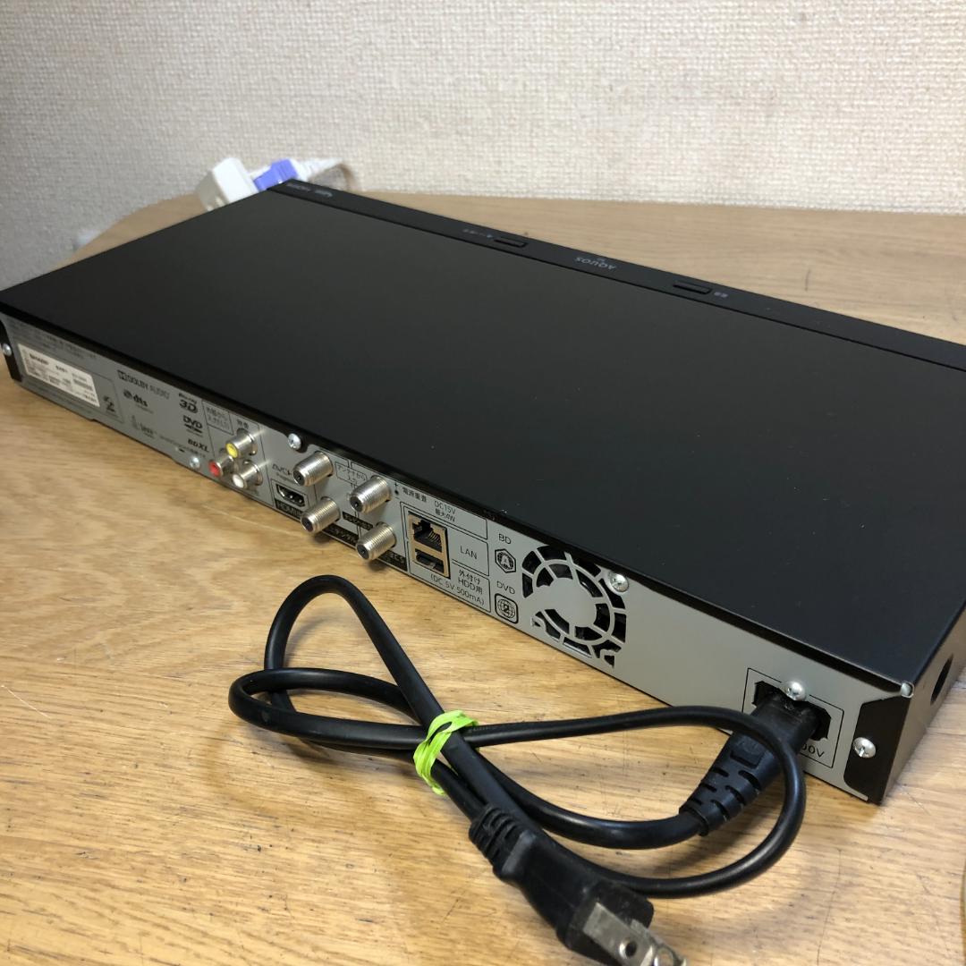 2019年製　　シャープ AQUOS ブルーレイレコーダー　２B-C05BW1