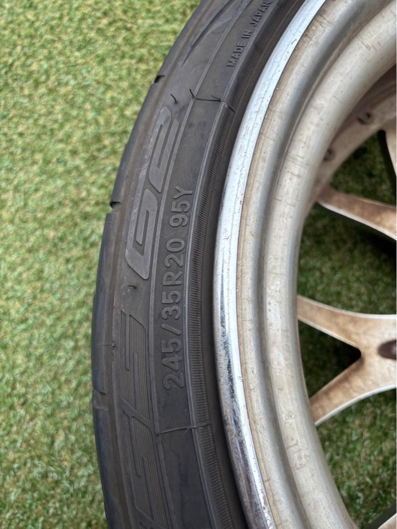 v*イ様 エイムゲイン　20インチ ホイールセット スペーサーロックナット付き