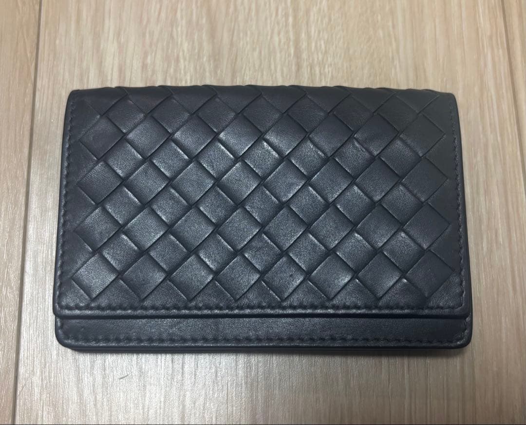 【美品】BOTTEGA VENETA 名刺入れ ボッテガヴェネタ ブラック