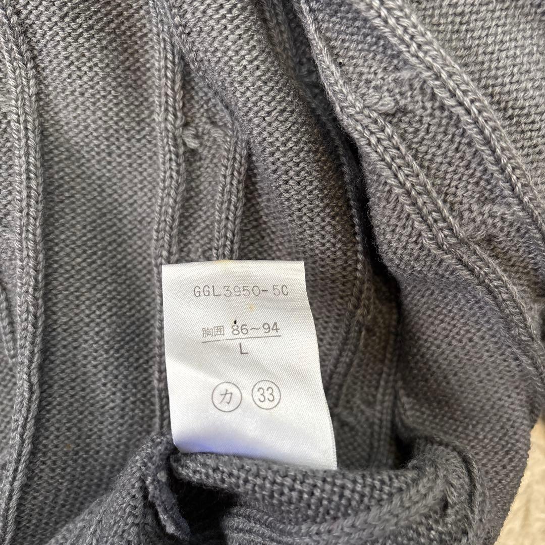 タグ付き☆希少【ジバンシー　プレイ】ロゴ刺繍ワッペン　ウール　バイカラー　L