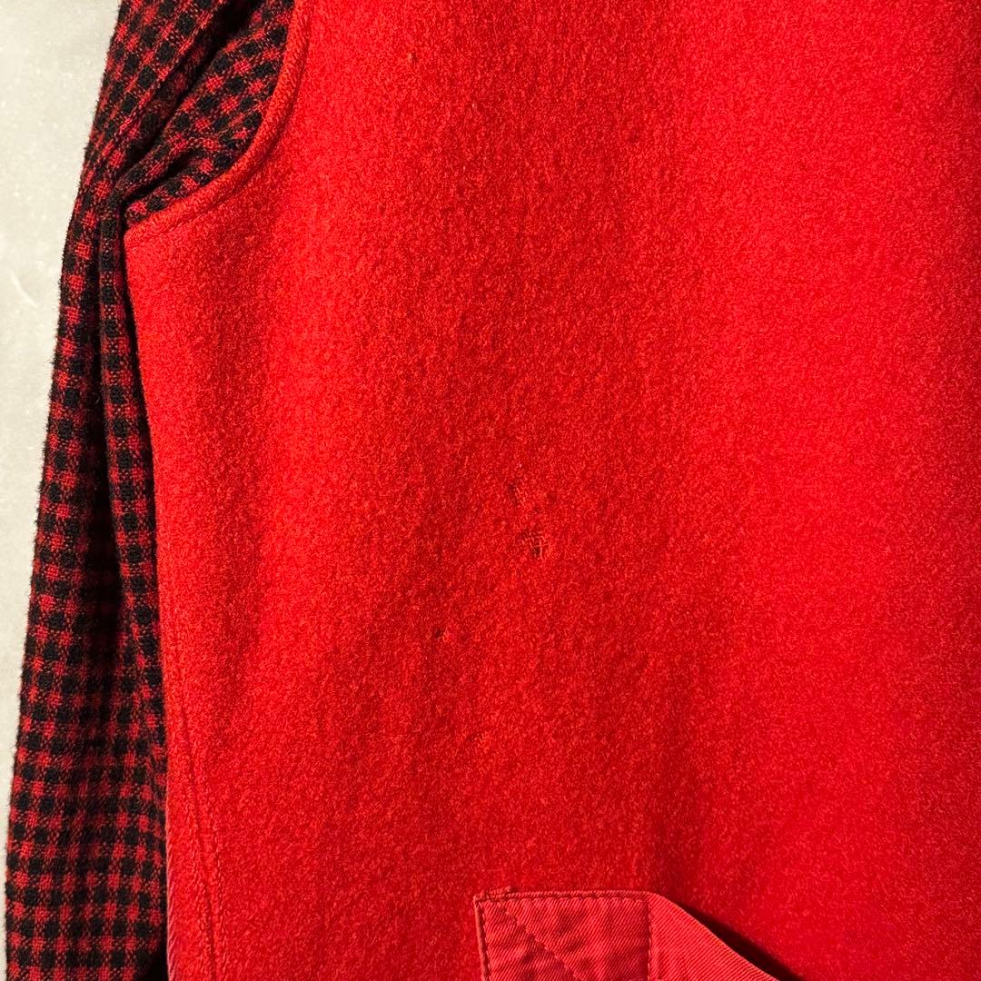 か*す様 50s Woolrich ウールリッチ　ノーカラージャケット　ベスト