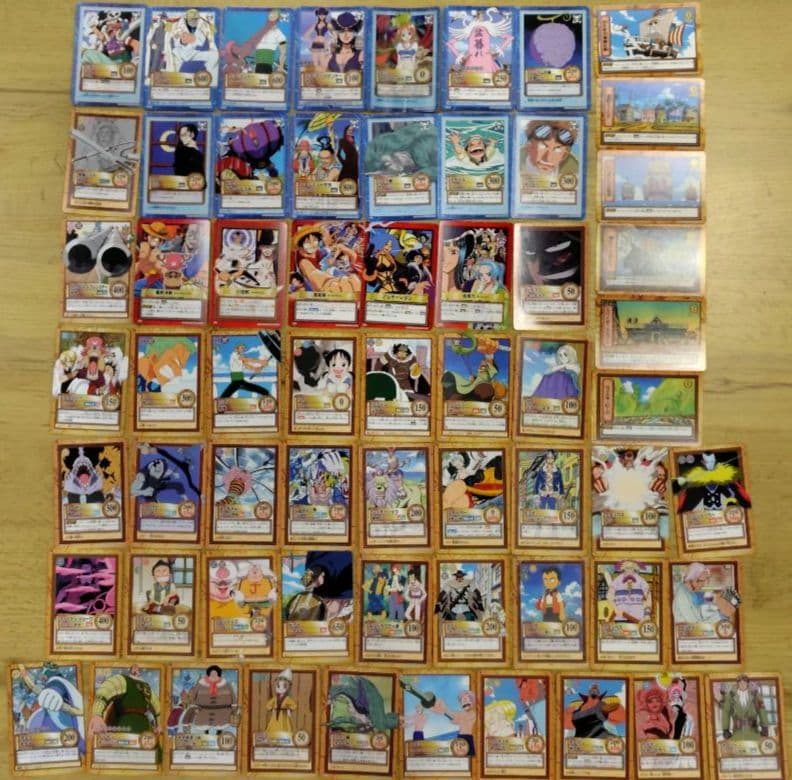 【絶版品】ONE PIECEカードダス ハイパーバトル 62枚 ナミ ゾロ 他