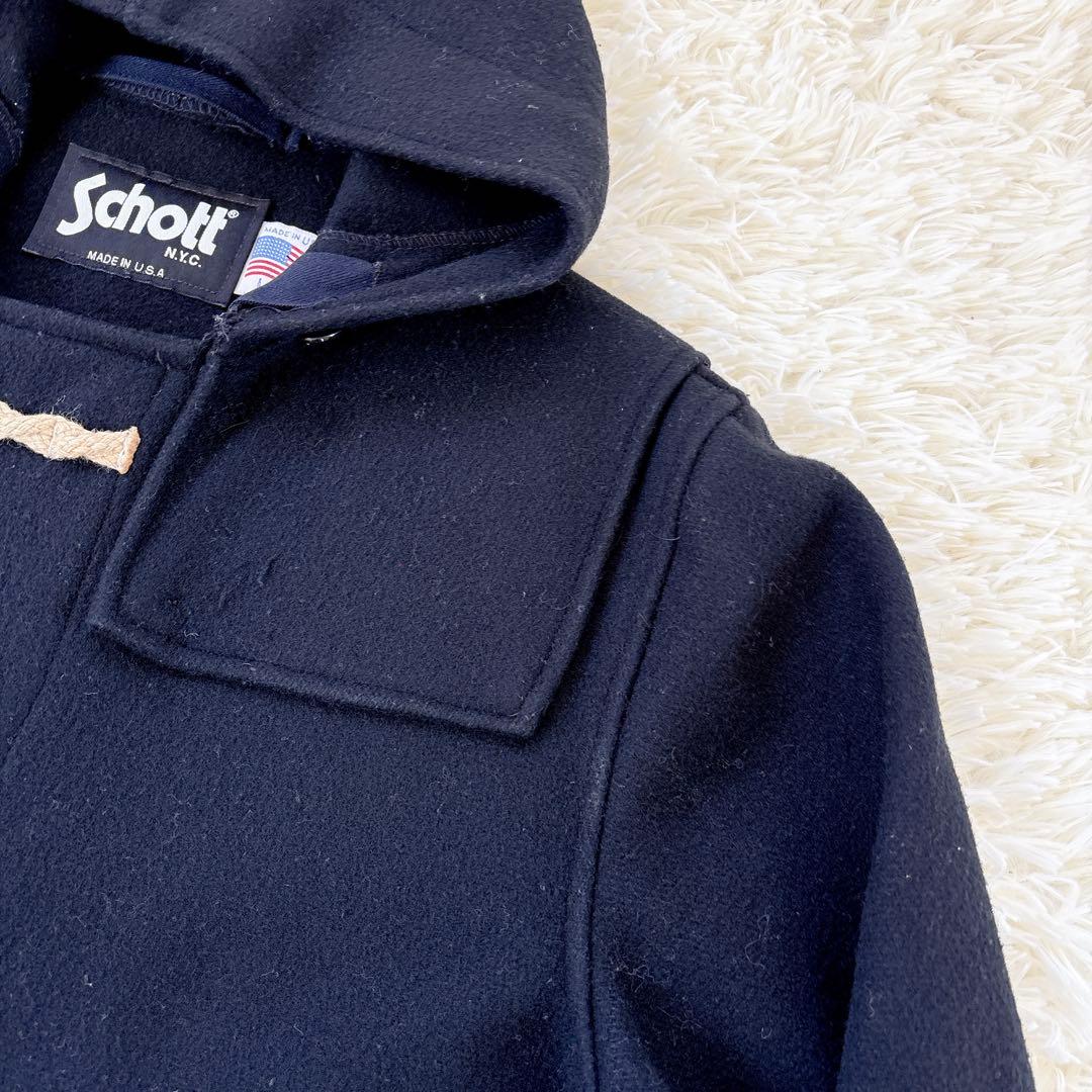 美品　ショット　ダッフルコート　上着　アウター　ロングコート　メンズ　L