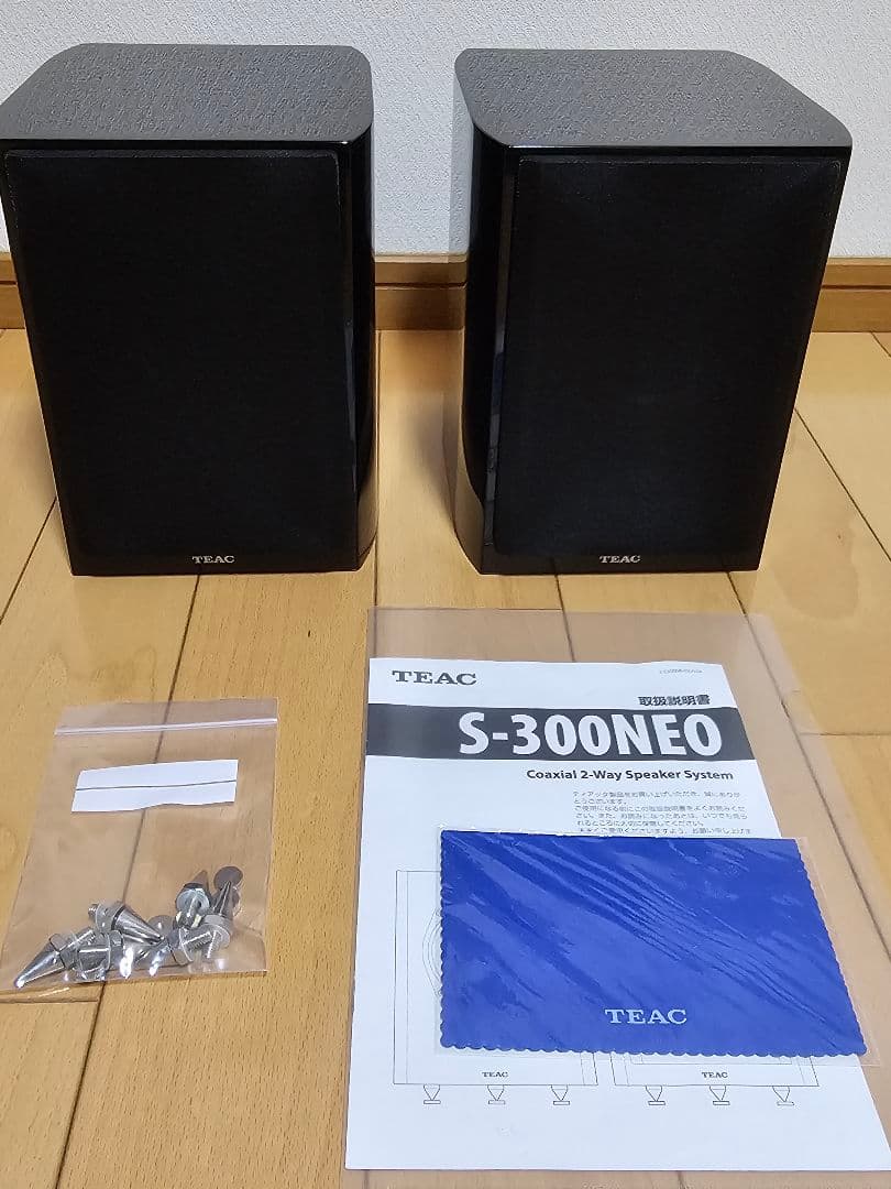 中古★TEAC S-300NEO ピアノブラック 2ウェイスピーカー