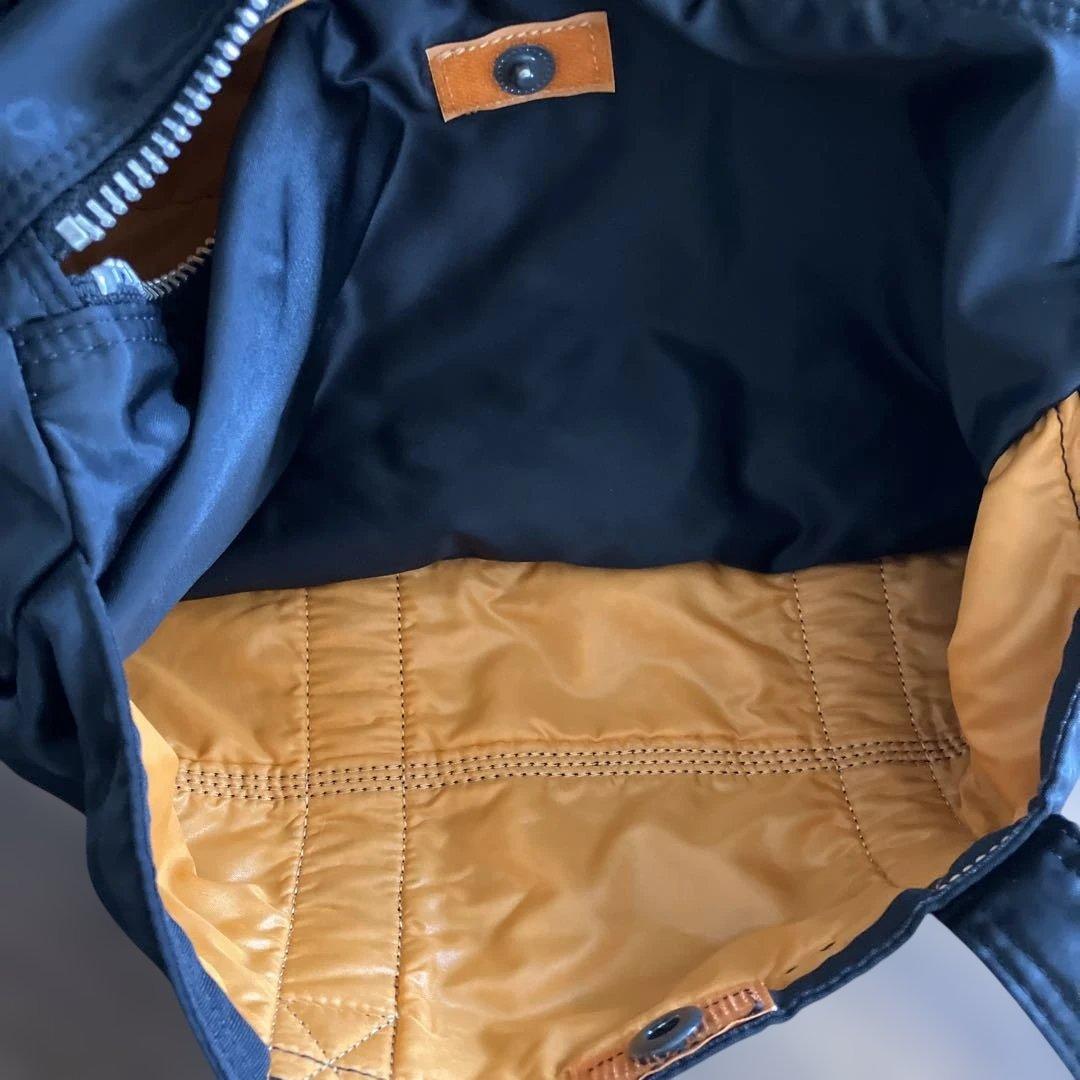 PORTER ブラックドラムバッグ