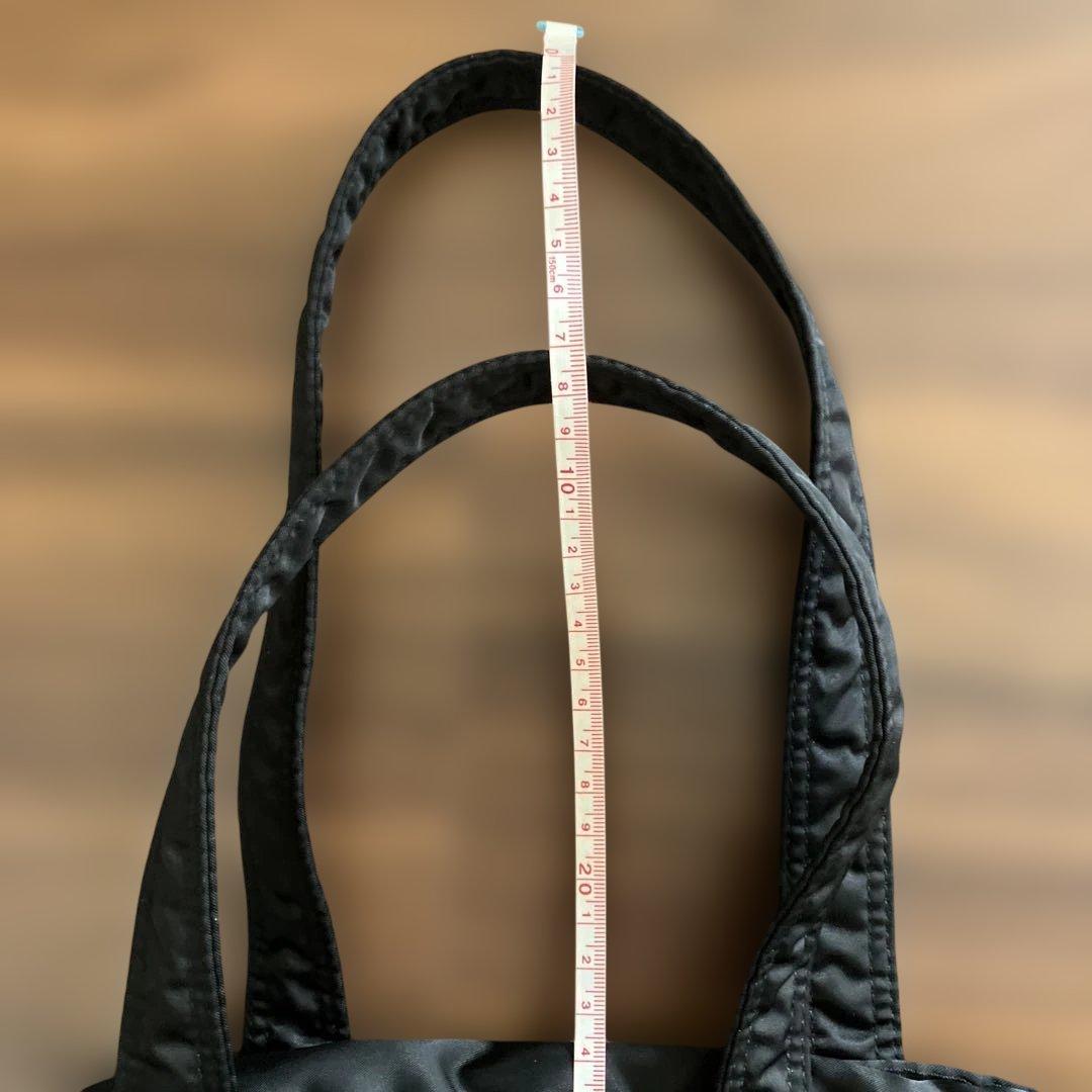 PORTER ブラックドラムバッグ