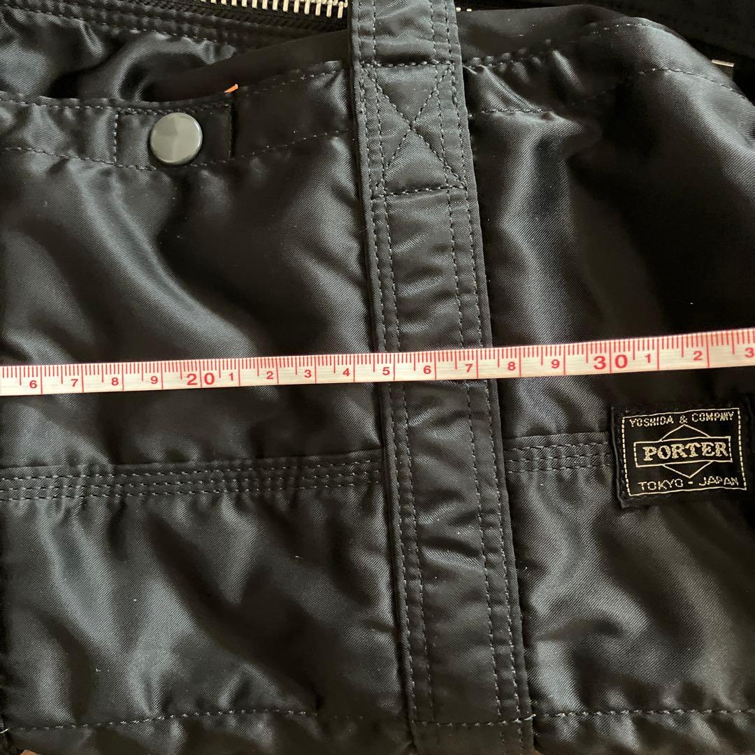PORTER ブラックドラムバッグ